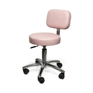 DREHSTUHL MIT RÜCKENLEHNE - ROSA