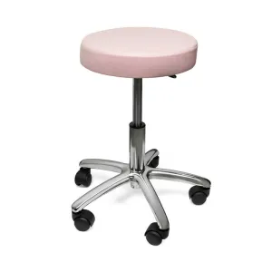DREHBARER HOCKER MIT RÜCKENLEHNE – PINK