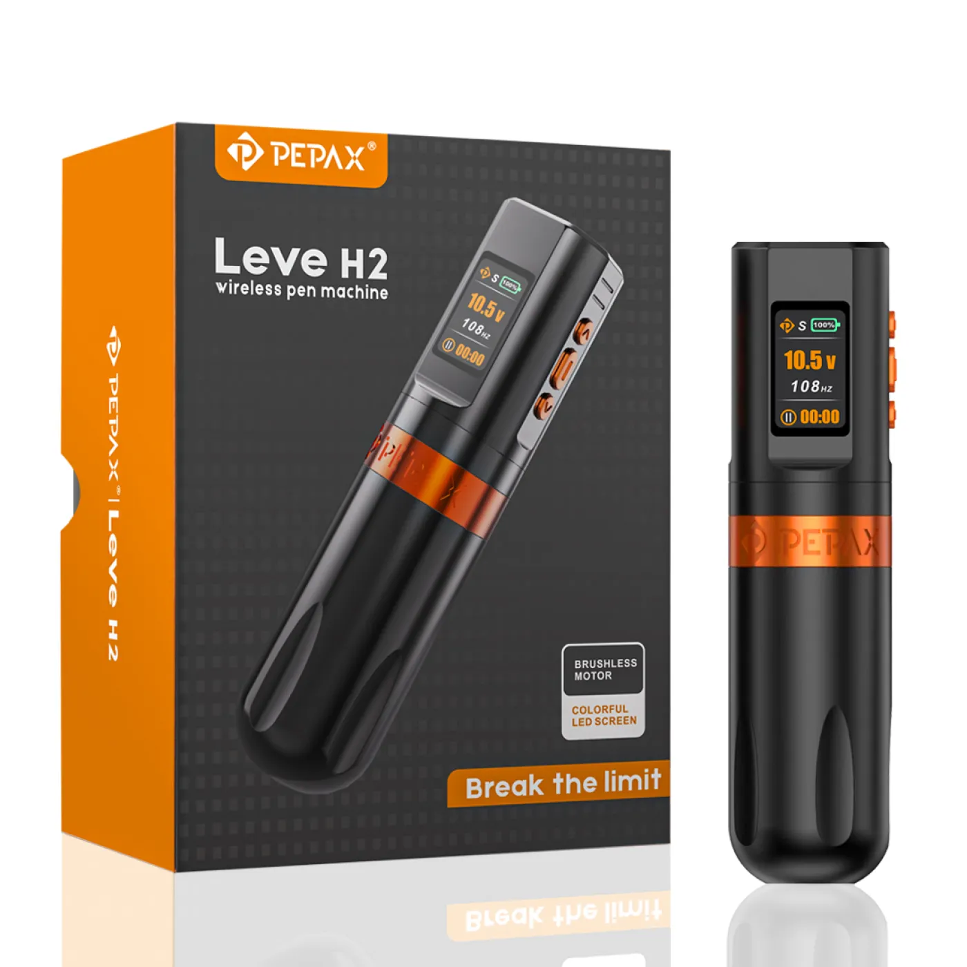 【PEPAX】 Leve H2 Wireless Pen タトゥーマシン 3021-2727-656409b6edca0-
