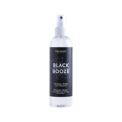 COAL BLACK - BLACK BOOZE: Tattoo Vorbereitung