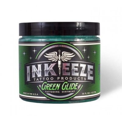 INK-EEZE - GREEN TATTOO GLIDE - Einzigartige Creme für Tätowieren