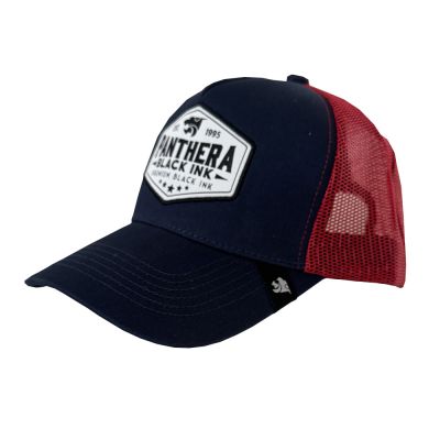 PANTHERA – BLAU-ROTE BASECAP