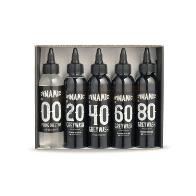 TATTOO FARBE DYNAMIC GREYWASH SET: Tattoo Farbe von einem Welthersteller