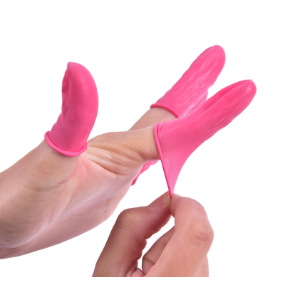 SCHUTZFINGERABDECKUNGEN PINK - 100 STÜCK