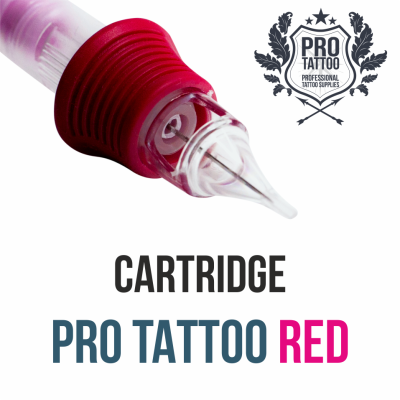 PRO TATTOO ROTE KARTUSCHE FÜR PERMANENTES MAKE-UP