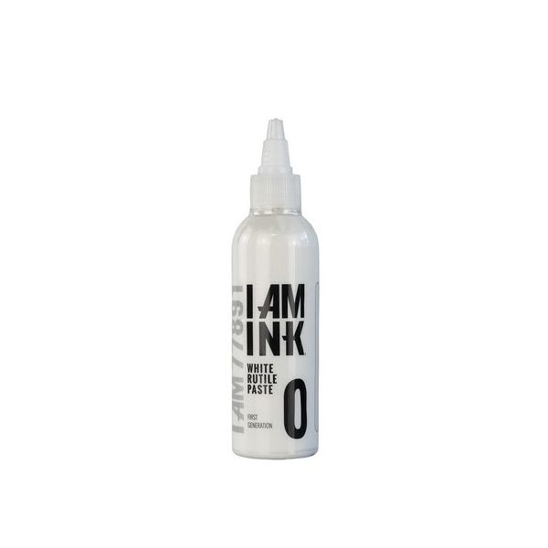 TATTOO FARBE I AM INK - WHITE RUTILE PASTE #0