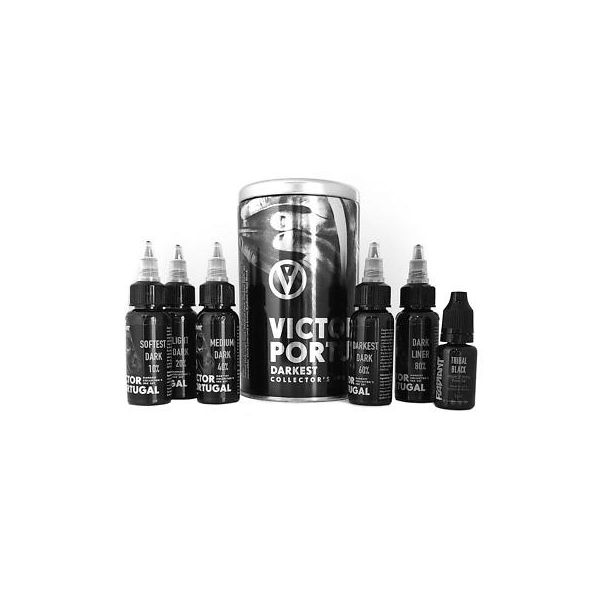 TATTOO FARBE RADIANT - VICTOR PORTUGAL DARKEST SET