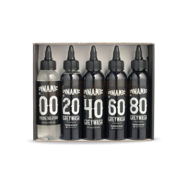TATTOO FARBE DYNAMIC GREYWASH SET: Tattoo Farbe von einem Welthersteller
