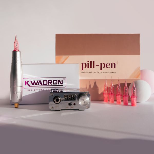 TATTOO MASCHINE FÜR PERMANENT MAKE UP GLOVCON - PILL PEN KOMPLETTES SET