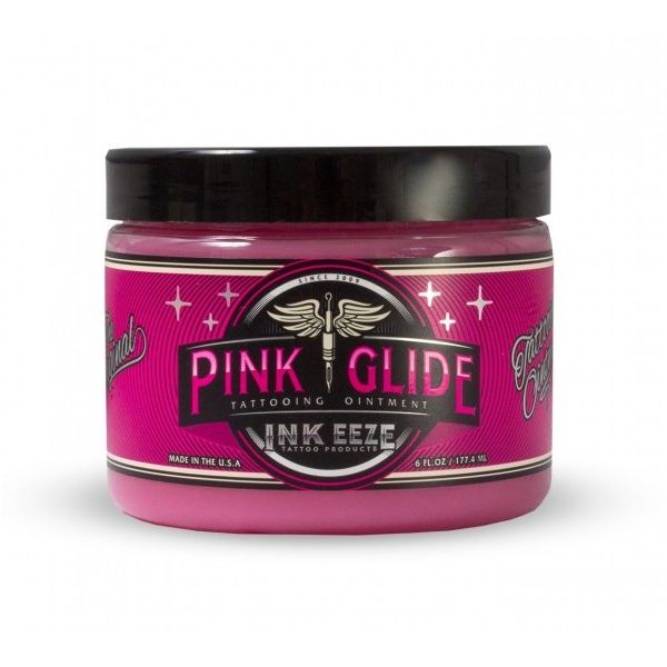 INK-EEZE - PINK TATTOO GLIDE : Einzigartige Creme für Tätowieren