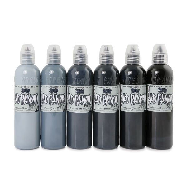 Tattoo Farbe WORLD FAMOUS - A.D. PANCHO PASTEL GREY SET