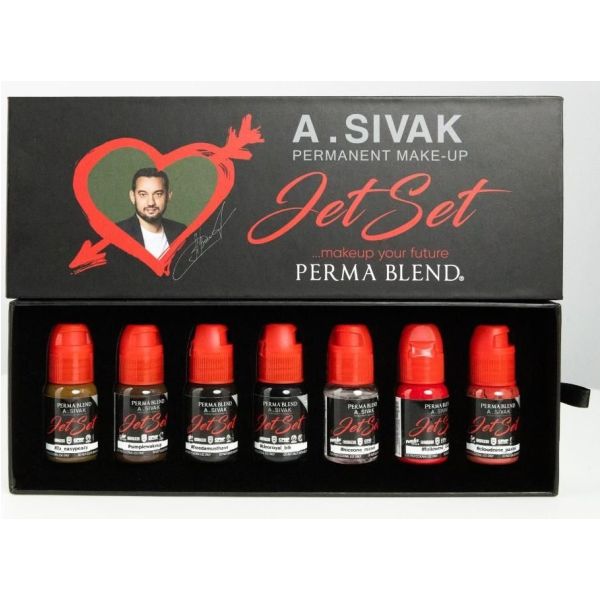 Pigment für Permanentes Make-up PERMA BLEND - A.SIVAK JET SET