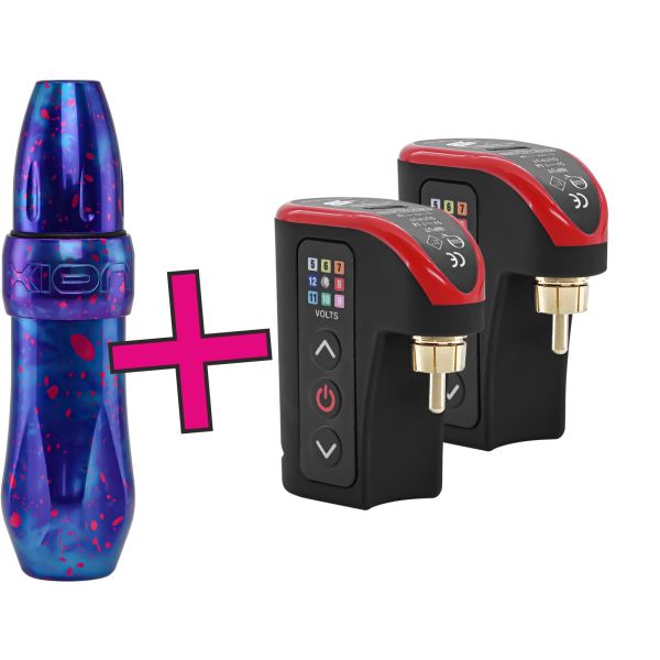 SPEKTRA XION + LIGHTNING BOLT COMBO - tetovací strojček s batériou pre tetovací strojček