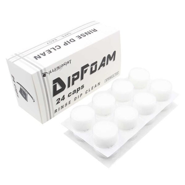 DIP FOAM - BESONDERER SCHAUM ZUM SPÜLEN DER NADEL WÄHREND DES TÄTOWIERENS