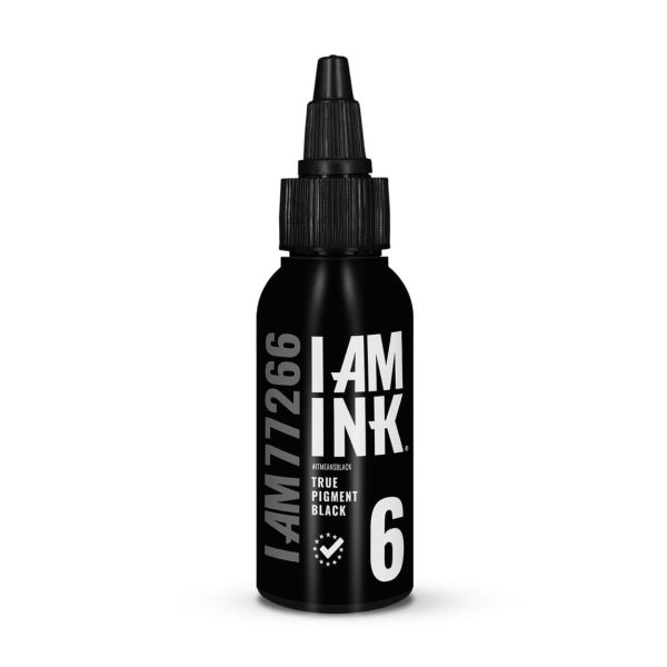 TATTOO FARBE I AM INK - TRUE PIGMENT BLACK #6