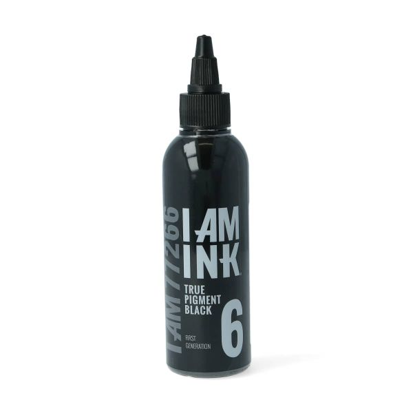 TATTOO FARBE I AM INK - TRUE PIGMENT BLACK #6