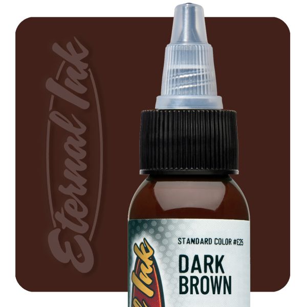 TATTOO FARBE ETERNAL - DARK BROWN